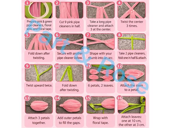 650PCS Pipe Cleaners Craft, Pipe