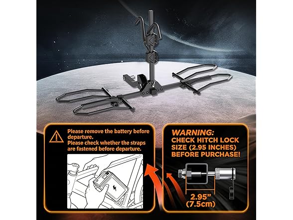 TANX Bike Rack for Ebikes