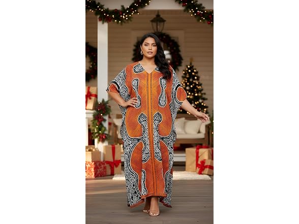 Oussum Women (One Size Plus) Ladies Kaftans Dress