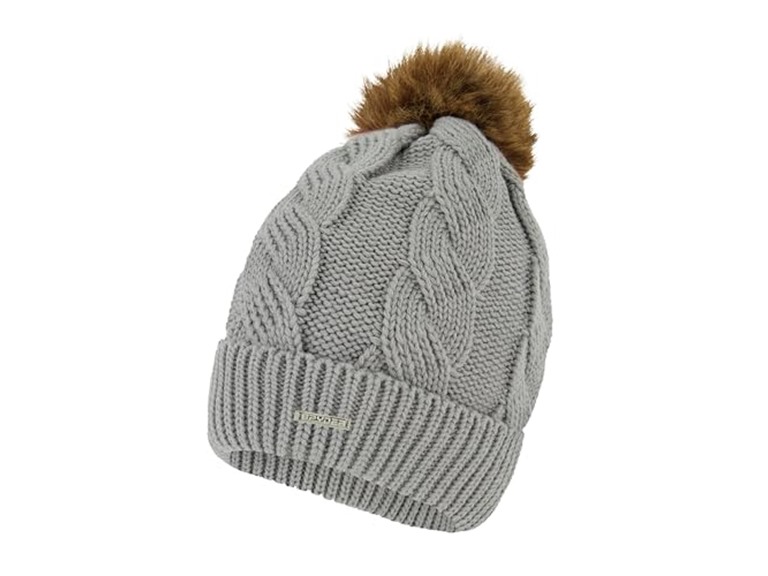 Spyder Womens Cable Knit Pom Pom Beanie - Gallery 7