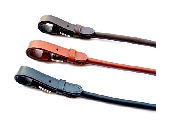 Sie English Saddle Grab Straps Brown)