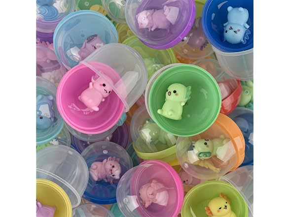 Mini Axolotl Squeezy Figurines - 1" (Pack of 250)