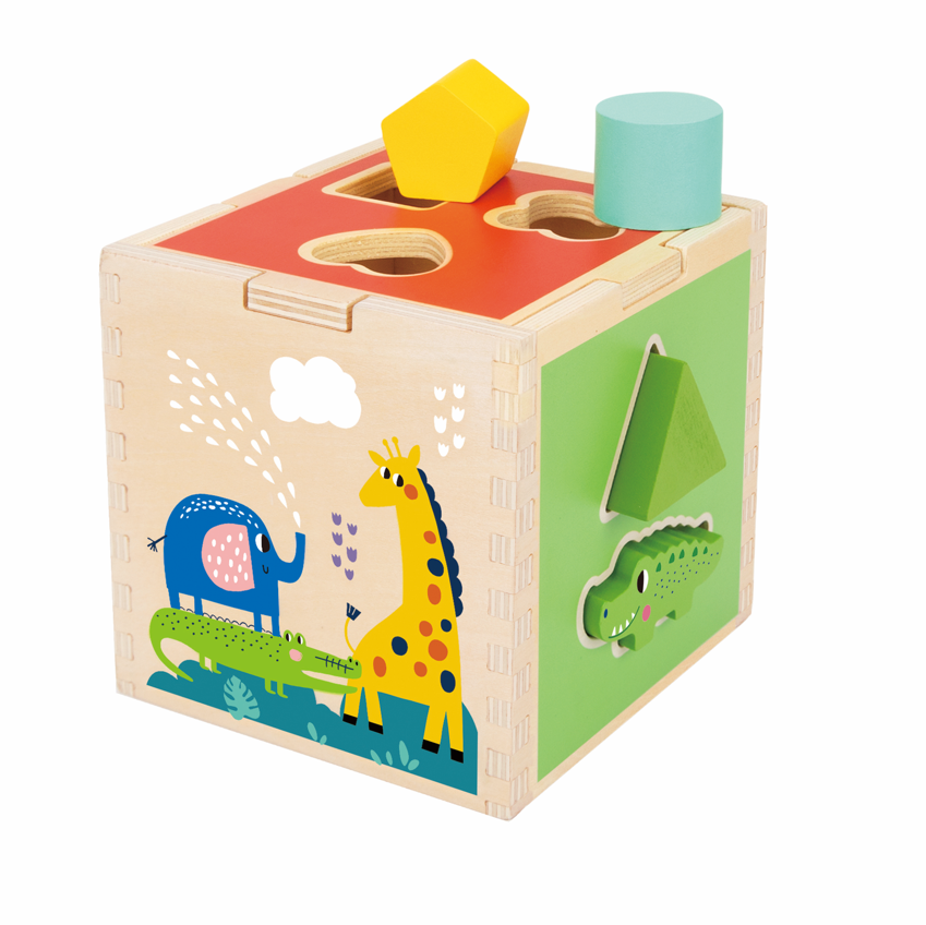 11 Pieces Wooden Animal Shape Sorter - Gallery 4
