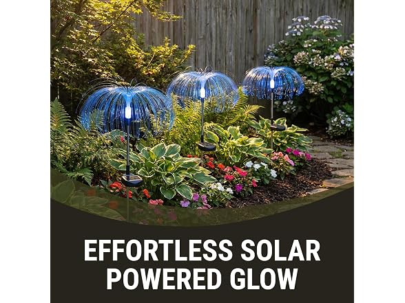 26in Water Spout Solar Stakes 3-Pack