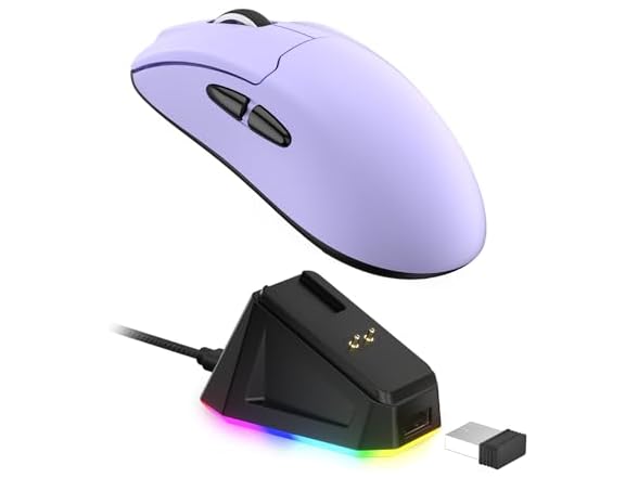 LTC  Ultralight Wireless Gaming Mouse with RGB Dock