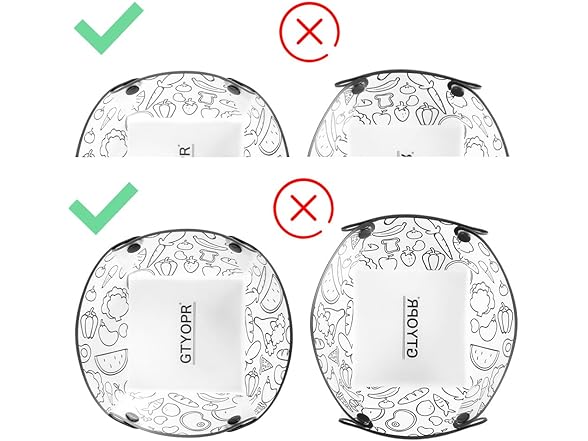 GTYOPR 12-Pack Collapsible Food Storage