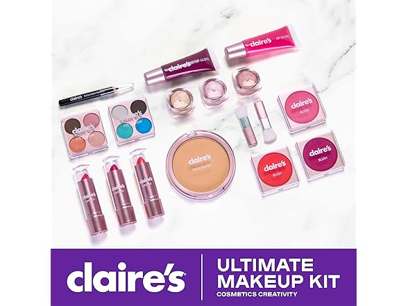 Claire's Ultimate Makeup Kit, 18-Piece