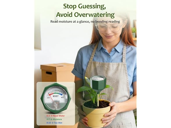 Jxikatx GAR-78 (2 Pack) Soil Moisture Meter