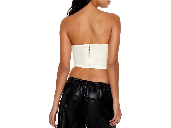 Forever 21 Women Satin Sweetheart Tube Top