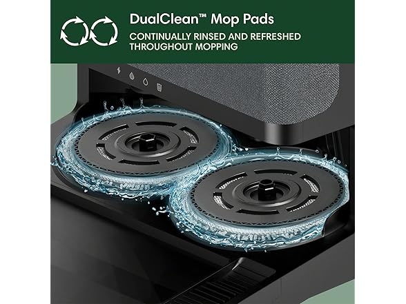 iRobot Roomba Plus 505 Combo Robot Vacuum & Mop with AutoWash Dock - Extending Spinning Mop Pads, Self-Empties, Pad Wash & Heated Drying, Self-cleaning, Recognizes & Avoids Obstacles, LiDAR Navigation (Open Box)