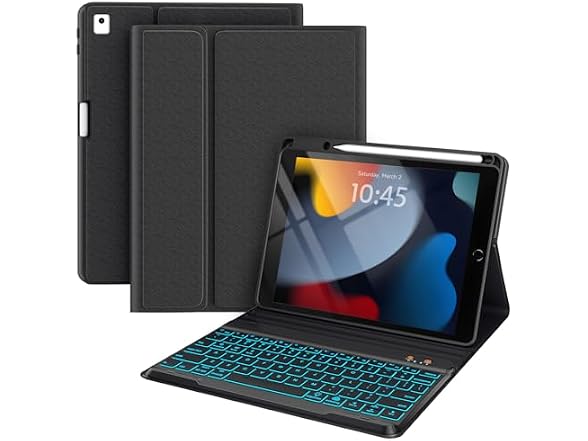 Keyboard case for iPad 9th/8th/7th