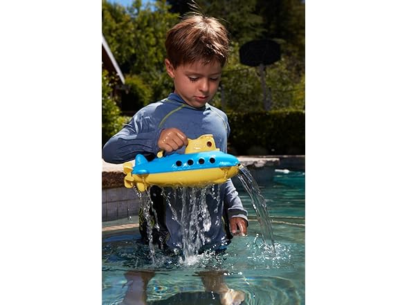 Green Toys Submarine in Yellow & blue