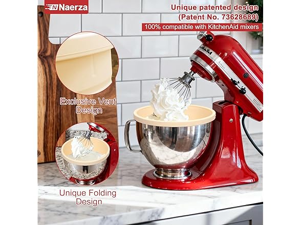 3 Pack Silicone Bowl Insert for Kitchen Aid