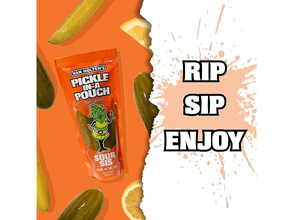 Van Holten's Sour Sis Pickle-In-A-Pouch