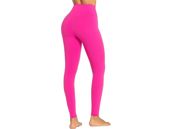 Sunzel Womens Leggings 28in S Hot Pink