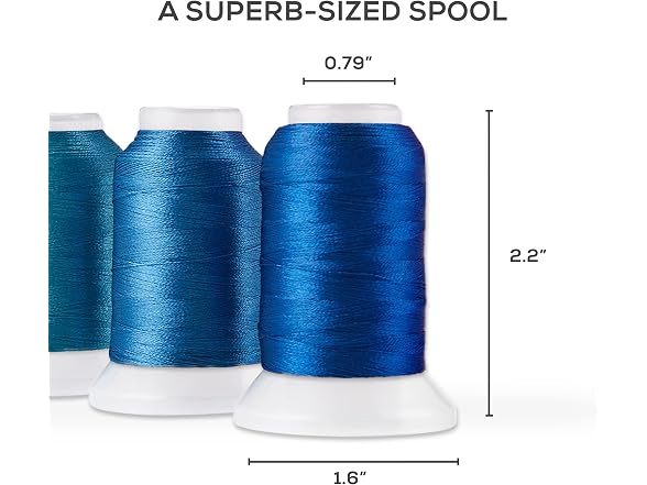 JumblCrafts Embroidery Thread Kit, 40 Large