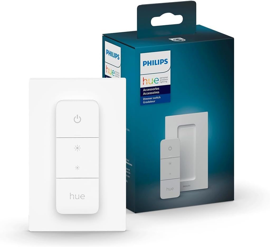 Philips Hue Smart Dimmer Switch with Remote, White - Gallery 9