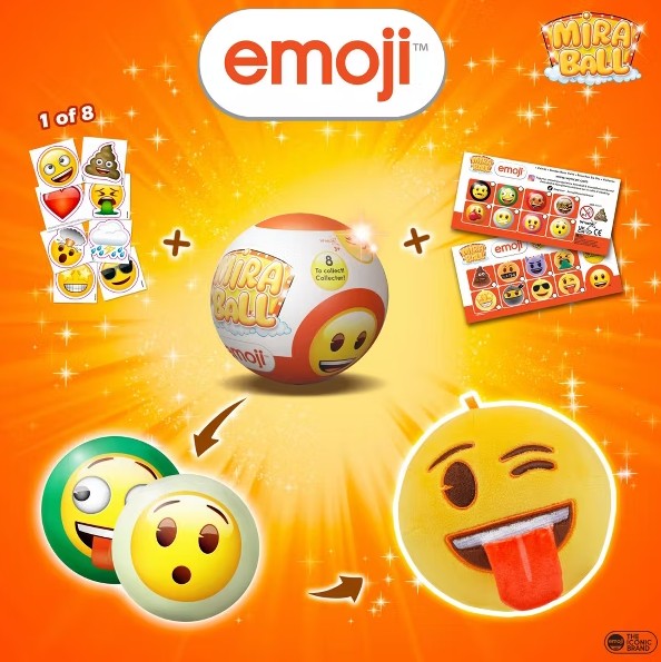 Miraball Surprise Plush - Emoji 4PK - Gallery 7