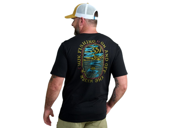 HUK Men's Performance Fishing Logo Tee