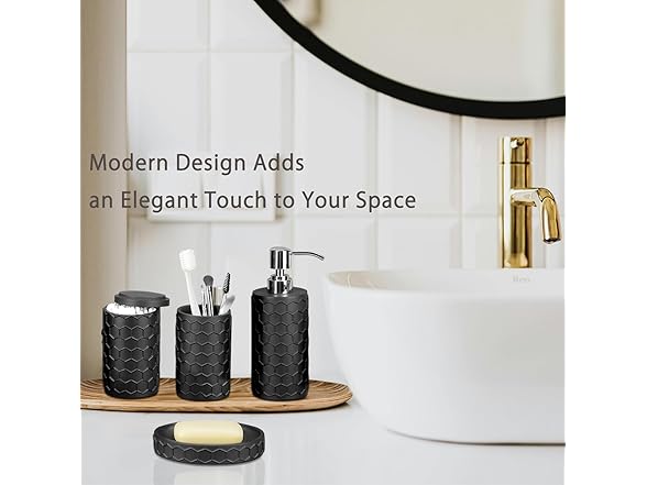 SOFTFLAME Bathroom Accessory Set