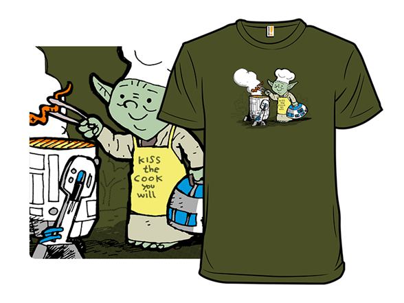 Grill Master Yoda T Shirt
