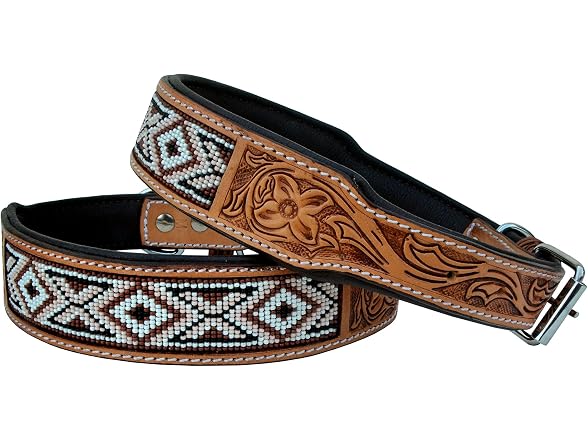 Affilare Leather Dog Collar Western Style He