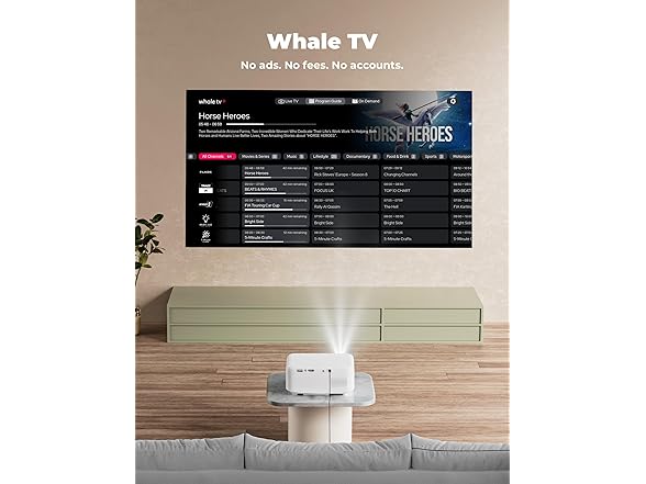 Lisowod 1080P Projector with WiFi and Bluetooth