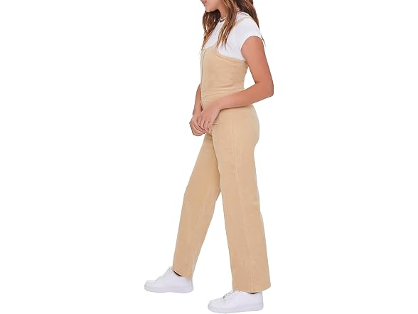 Forever 21 (L) Button-Up Straight-Leg Jumpsuit