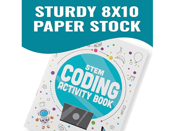 Fun Express STEM Early Coding Activity Books