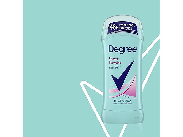 Degree Original Deodorant Sheer Powder 2.6oz 6pk