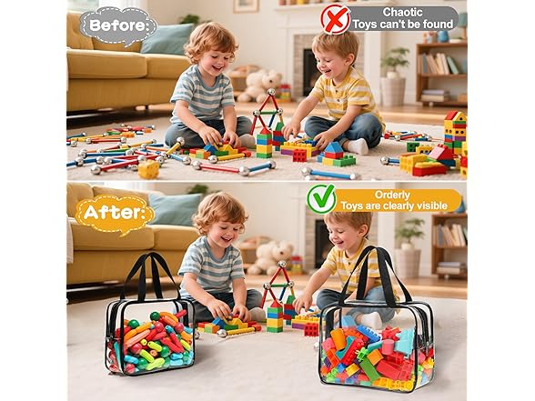 Toy Storage Bags 6packs