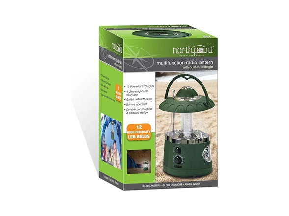 North Point Lantern & Flashlight Radio