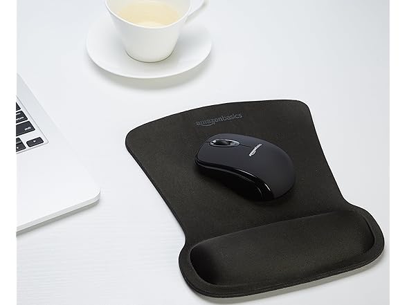 Amazon Basics Irregular Ergonomic Gel Computer Mouse Pad