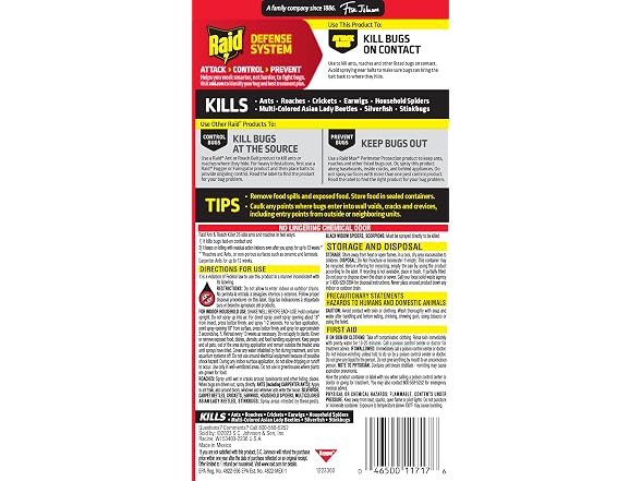 Raid GAR-95 Ant & Roach Killer, 2 Count