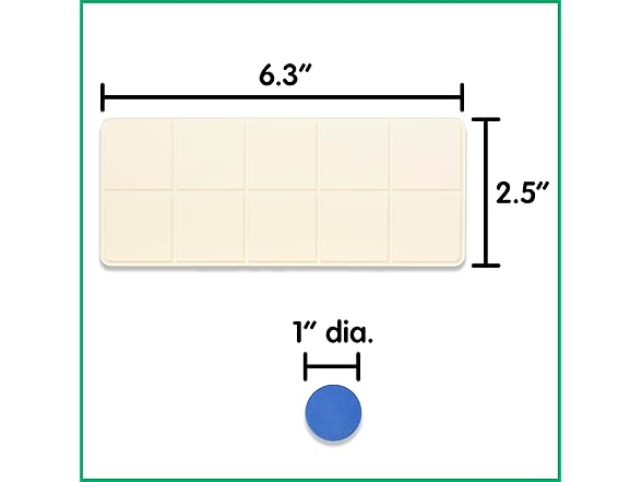 edxeducation Ten Frame Classroom Set - Math