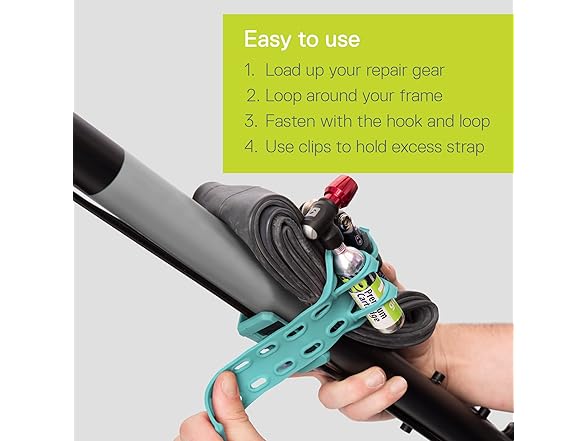 Delta Bike Frame Carrier Strap MTB with Tire Plugger Kit