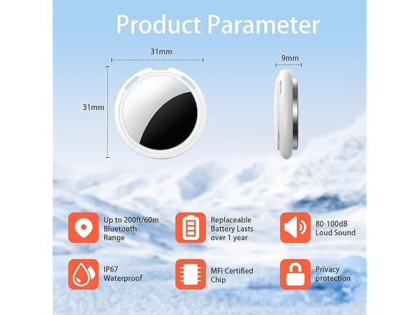 CYBERDOT 2 Pack Tracker Tags