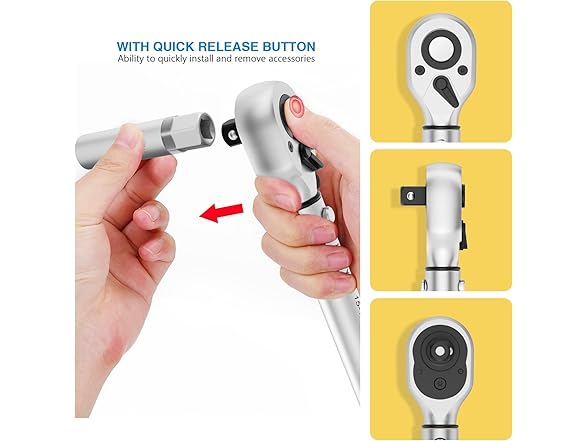 1/2 Inch Drive Click Torque Wrench