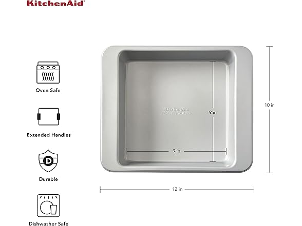KitchenAid 9" Nonstick Square Cake Pan