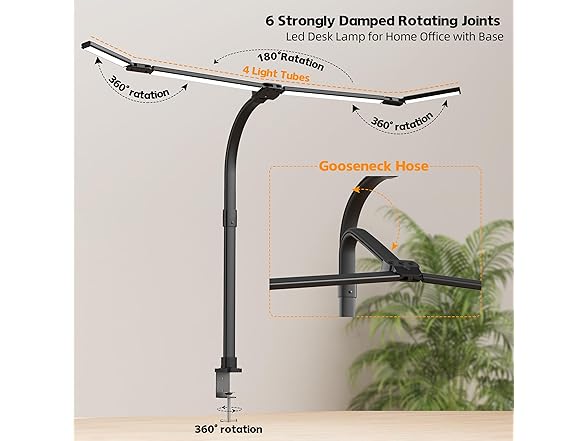CJJFACA Office Home Desk Lamp