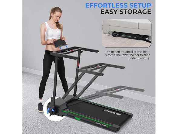 SereneLife Foldable Treadmill 2.5HP