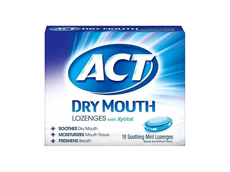 Act Dry Mouth Mint Lozeng Size 18ct