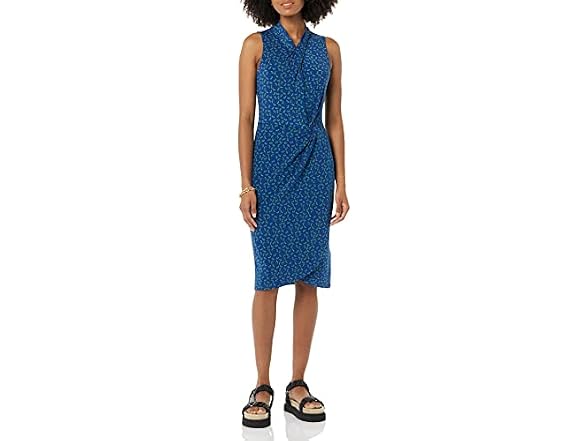 Amazon Essentials Women Sleeveless Crossover Dress
