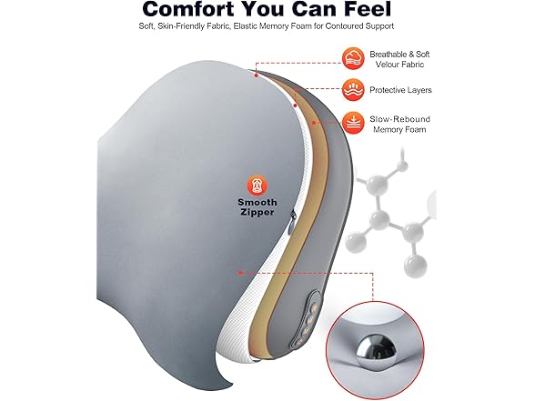 JZBRAIN back and neck massager