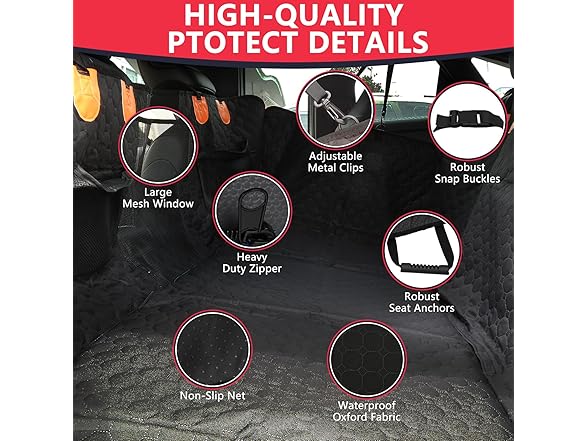 PENSUN Back Seat Extender for Dogs