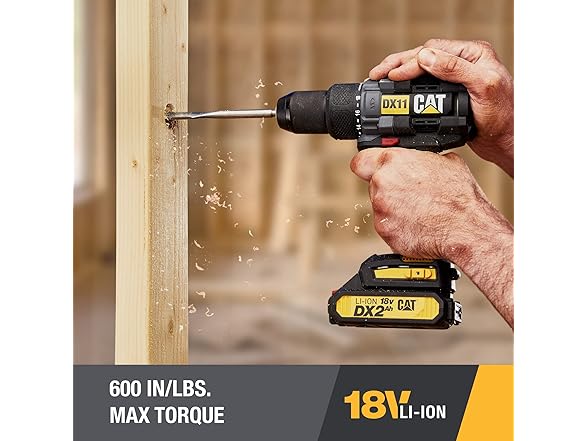 CAT DX11 18V Brushless 1/2in Drill/Driver Kit