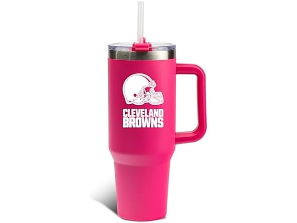 NFL 40oz Pink Game Day Tumbler