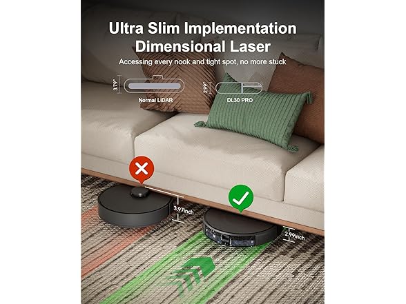 Kokaidia Robot Vacuum and Mop Combo