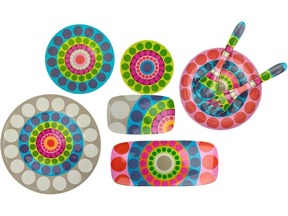 French Bull Plates - 4 Piece Set - Dial