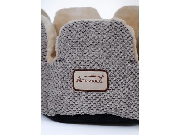 Armarkat Plush Cat Bed with Tall Sides